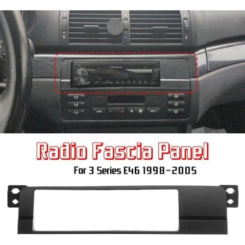1 Din Car Stereo Radio Fascia Facia Panel Plate Adapter for -BMW 3 Series E46 1999-2006