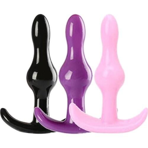 ORISSI Anal Dildo Butt Plug Prostate Massager Adult Gay Products Anal Plug Beads Erotic Sex Toys for Men Women