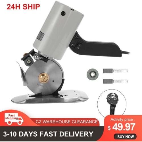 Electric Portable Low-Noise Lightweight Cloth Cutter Fabric Round Cutting Machine TY-90B