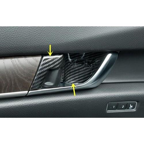 Top Quality For Honda Accord Sedan 10th 2018 2019 2020 2021 Car Cover Stick Trim Inside Door Inner Handle Bowl Frame Lamp 4pcs
