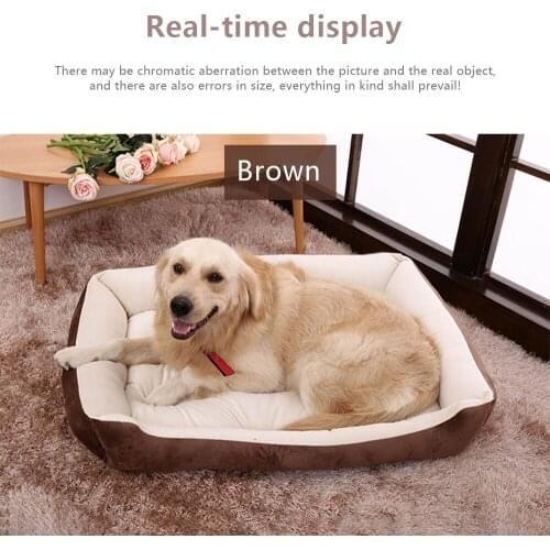 Pet Bed Rectangle Sleeping Bag Kennel Cat Puppy Bone Dog Sofa Bed Pet Washable House Puppy Cotton Kennel Mat