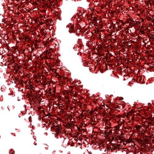 Crushed Glass Glitter Metal Chips for DIY Jewelry Making Findings Nail Art Decoration Decorative Crystal For Epoxy Resin Mold