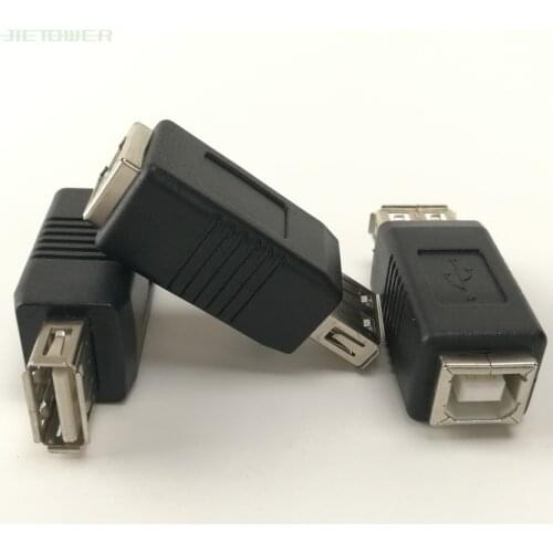 Mini Convertor Safety USB2.0 Female To Female Connector Adapter Practical Computer Cables & Connectors Accessories 100pcs/lot