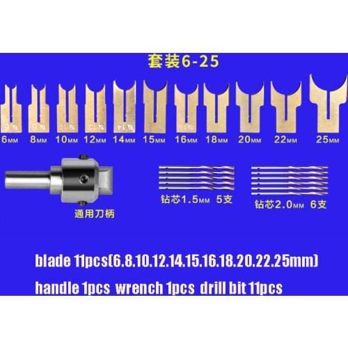 24pcs alloy ball knife diy woodworking tools wooden beads drill rosary bead molding 6/8/10/12/14/15/16/18/20/22/25mm