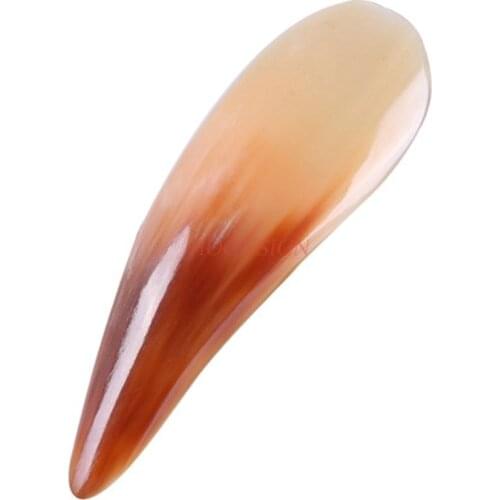 Natural yak horn scraping face face fascia stick back scraping board body general massage scraping point stick