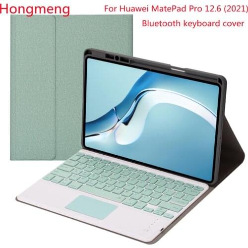 Hongmeng Upper Pen slot Touch split Bluetooth keyboard Leather Case For Huawei MatePad 11 Pro 12.6 (2021) Office Keyboard cover