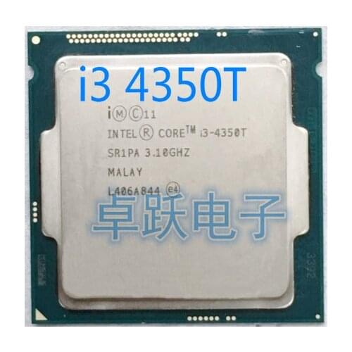INTEL i3 4350T CPU Processor 3.1G LGA1150 Desktop cpu i3-4350T free shipping