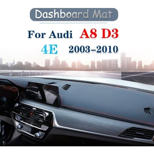 For Audi A8 D3 2003~2010 4E Anti-Slip Mat Dashboard Cover Pad Sunshade Dashmat Protect Carpet Car Accessories 2005 2008 2009