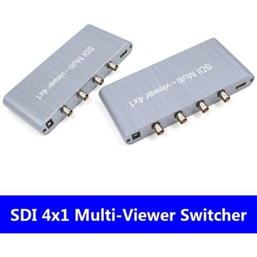 SDI 4X1 Hdmi Multi-Viewer Hdmi Quad Screen Real Time Multiviewer Switcher Function Full 1080P And 3D(Eu US AU UK Plug)