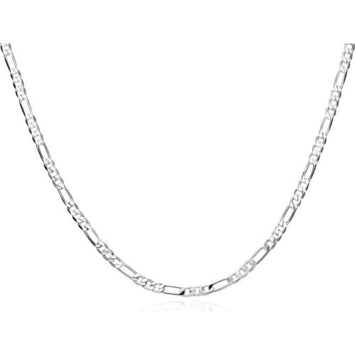 Factory Price Silver Plated Necklace For Women Classic jewelry Necklace for Men Wholesale