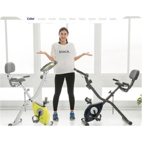 Folding dynamic bicycle Super quiet magnetic control Exercise Bike indoor pedal bicycle home exercise weight loss device