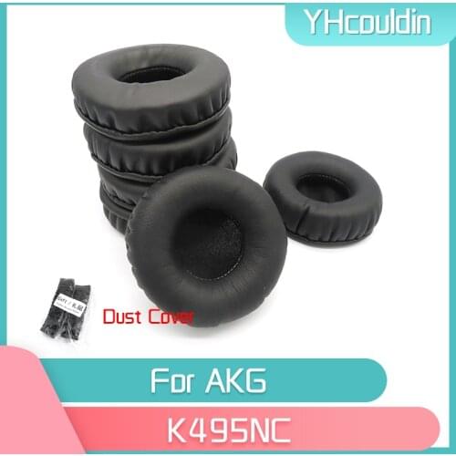 YHcouldin Earpads For AKG K495NC Headphone Accessaries Replacement Wrinkled Leather