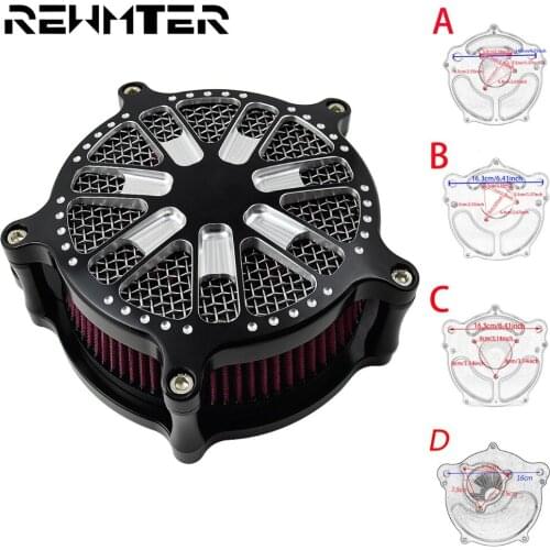 Air Filter Motorcycle CNC Air Cleaner System For Harley Touring Road Glide Street Glide 2008-16 XL Sportster 883 1200 2004-19