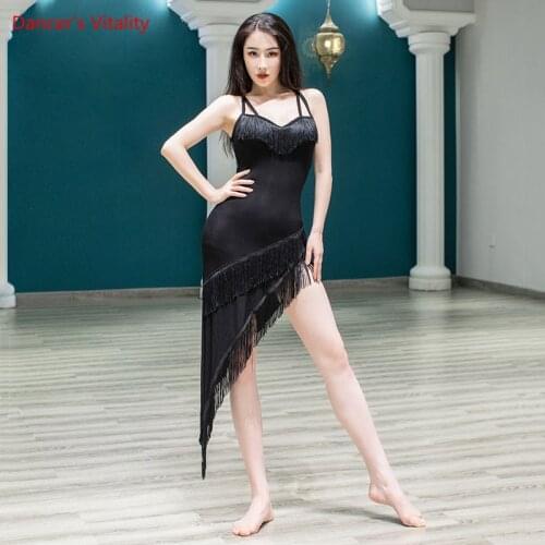 Belly Dance Dress Modal Sling Tassel Skirt Practice Clothes Female Adult Profession Temperament Performance Clothing