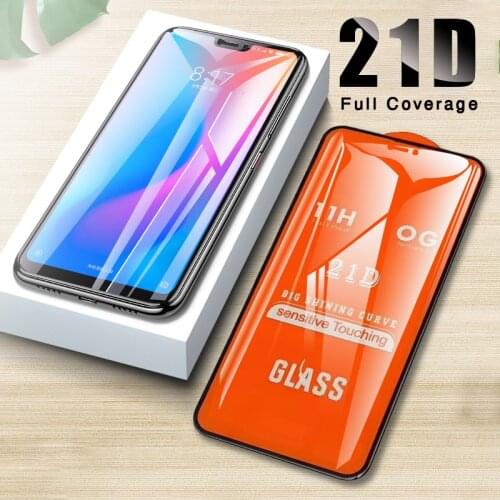 21D 11H Full Cover Tempered Glass For Xiaomi Redmi Note 7 8 6 K20 Pro Screen Protector For Xiaomi Redmi 7 7a 8 6 6a Pro Glass