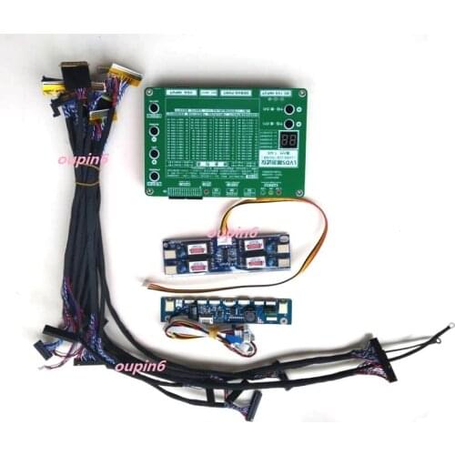 Laptop Computer TV LCD LED TEST TOOL KIT SET panel tester kit for repair Screen Monitor display with 14 PCS LVDS cable
