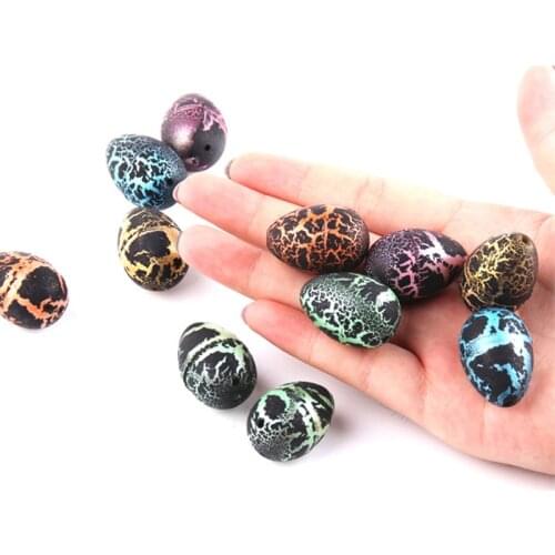 10pcs/lot Hatching Growing Dinosaur Eggs Action Figure Add Water Cracks Toys for Children Kids Early Educationsl Gifts