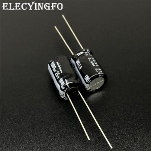 10Pcs/100Pcs 1000uF 25V NICHICON VY Series 10x16mm Wide Temperature Range 25V1000uF Aluminum Electrolytic Capacitor