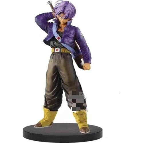 Dragon Ball Z Trunks Anime Figure DBZ Figurine Goku Figural Juguetes Brinquedos Super Saiyan Figma Collectible Toys Dolls Model