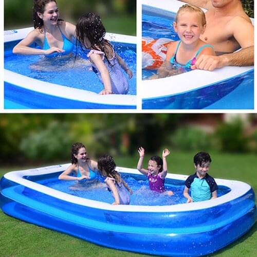 PVC Safe Home Swimming Pool Swimming Pool Inflatable Swimming Pool Fashion Portable Indoor Swim Water Outdoor Blue Sea Useful