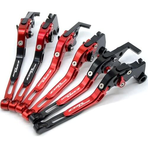 Laser LOGO CBR300R CNC Adjustable Motorcycle Brake Clutch Levers For Honda CBR300R CB300F CB300FA 2014 2015 2016
