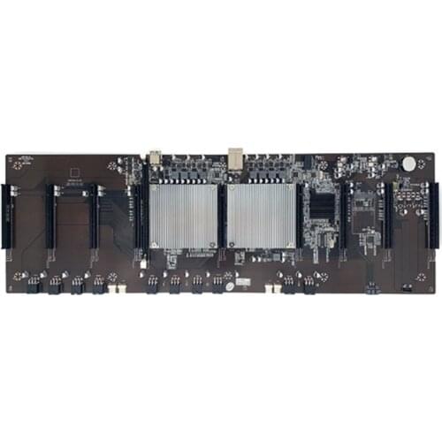 BTC X79 Dual CPU Single Channel Miner Motherboard Support 9*3060 Graphics Card LGA 2011 DDR3 USB2.0*4 6P power supply