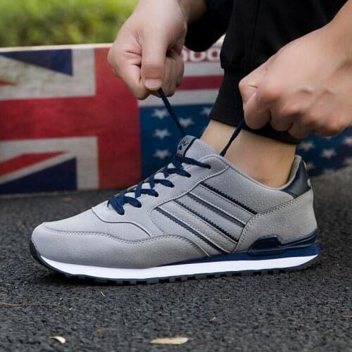 Artificial Leather Men Causal Shoes Male Spring Men Casual Light Shoes Sneakers Lac-up Flats Breathable Outdoors