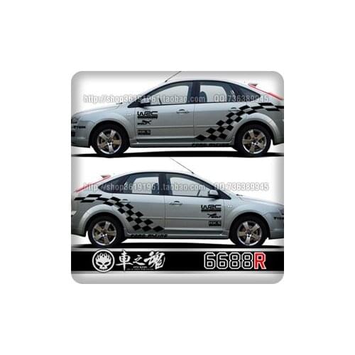 For Ford Focus 2009-2013 car stickers body decoration modified classic Focus car racing car sticker film