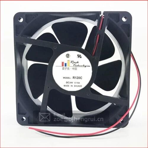 New R120C 12038 12 cm 24V 0.15A original Leizike silent cooling fan