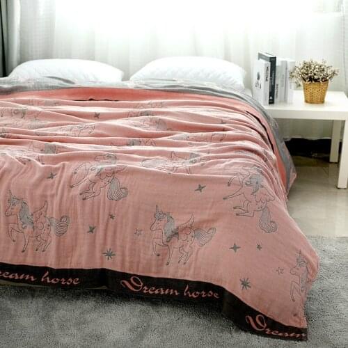 Bamboo Cotton Towel Blankets Comforter Baby Plaid Bedspread Kids Teens Quilting Home Furniture Deck Chair Covering