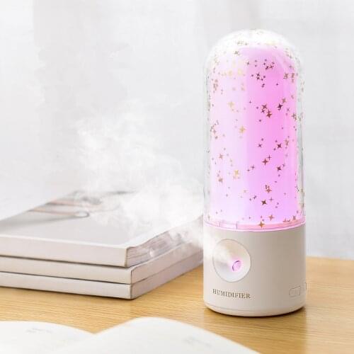 270ml Star Lamp Ultrasonic Air Humidifier USB Aroma Diffuser Color LED Light Humidificador Aromatherapy Mist Maker For Bedroom