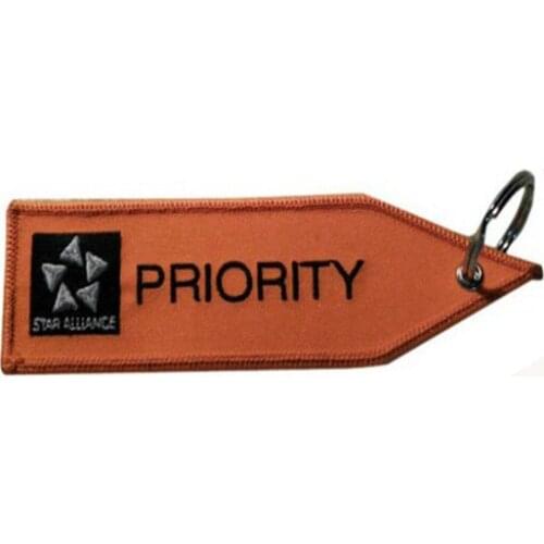 Embroidery Keychain/Embroidery Key Ring 12.5x2.5cm with 3cm Metal Ring Make as Client Request MOQ100pcs Free Shipping