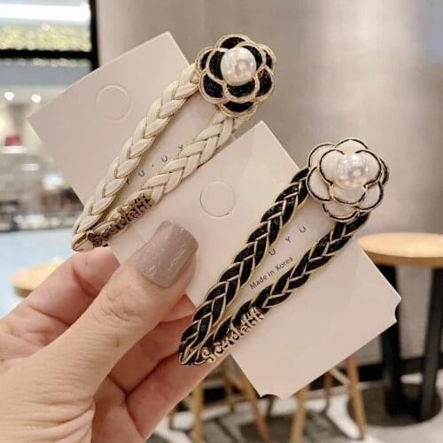 New Fashion Elegant Bling Camellia Flower Hair Clips Bobby Pin Holder Women irl Headwear Barrette Hairdress Hair Accessories