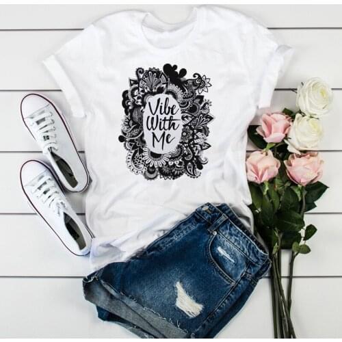 Women Plant Print 90s T shirt Fashion Tops Tshirts T Clothes Shirt Womens Ladies Graphic Female Tee T-Shirt Clothing