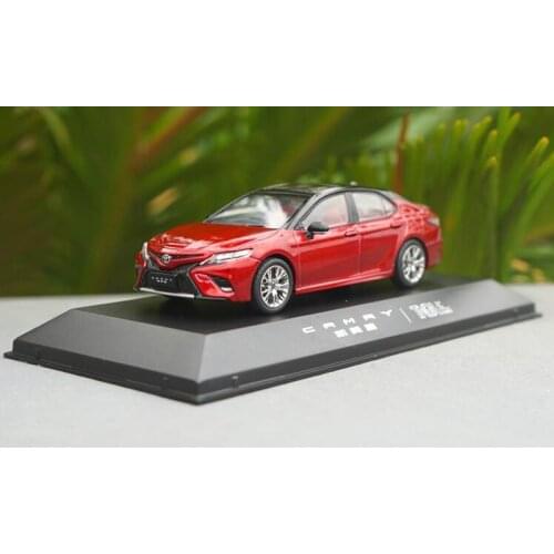 1/43 For Toyota Camry 2018 Sport 8th generation Diecast Car Model Kids gift toys Collection White/Red Metal,Plastic