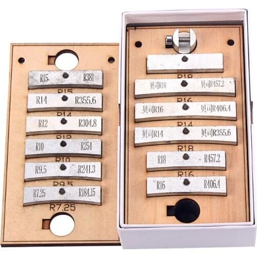 13pcs Guitar Repair Tool Metal Press Caul Insert for Bass Guitar Replacement Parts Accessories