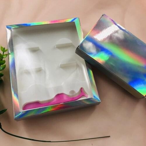 3 Pairs lashes box with tweezers pretty high quality lashes packing wholesale 3D lashes box