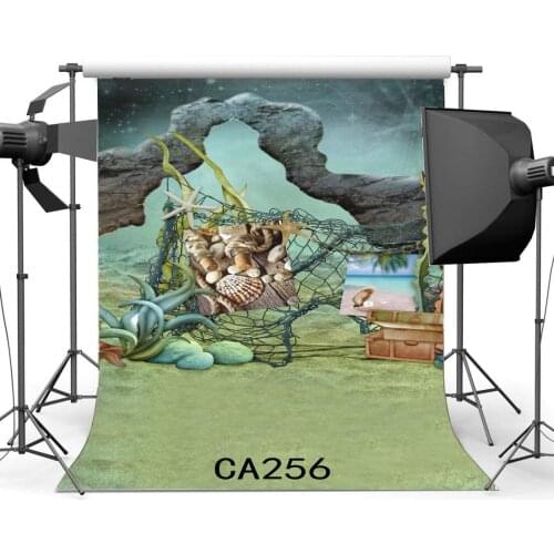 5x7ft Photography Backdrop Undersea Shell Fairy Tale Seamless Newborn Baby Toddlers Portraits Background
