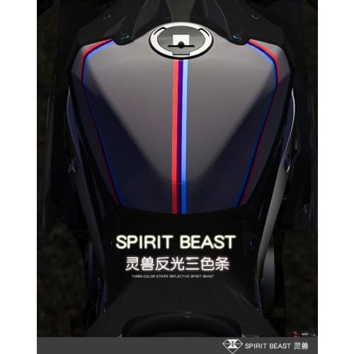 Motorcycle Accessories Reflective stickers Car styling Long stickers decoration motor Cover scratches free shipping spirit beast