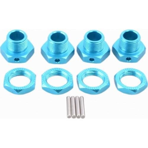 Aluminum 81011 17mm Wheel Hex Mount Nut&Pin Fit RC HSP 1/8 Nitro Car