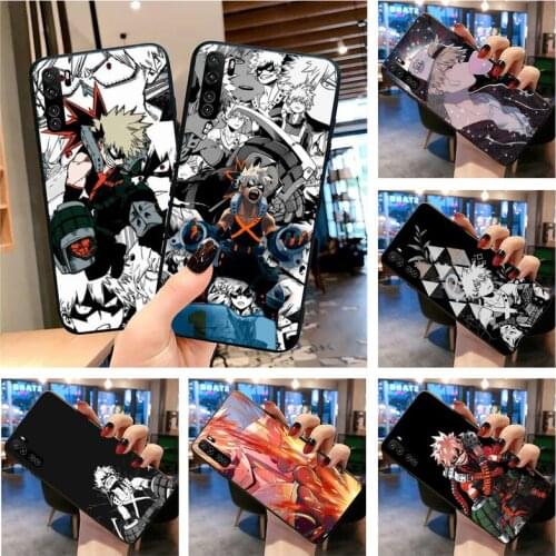 Boku no Hero Academia Katsuki Bakugou Shell Phone Case for Huawei P40 P30 P20 lite Pro Mate 30 20 Pro P Smart 2019 prime