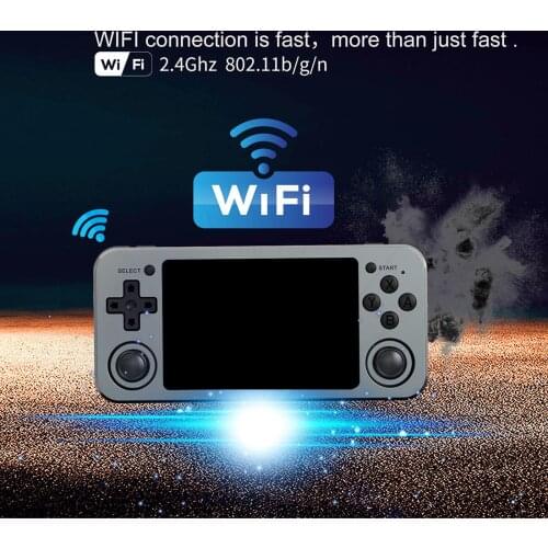 3.5 Inches IPS Screen Retro Game Console RG351M Handheld Player Metal Shell Portable Game Console Built-In 2500 Games (64GB)