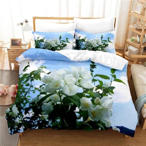 Gardenia Bedding Set For Bedroom Soft Bedspreads For Bed Home Comefortable Duvet Cover Quality Quilt Cover And Pillowcase
