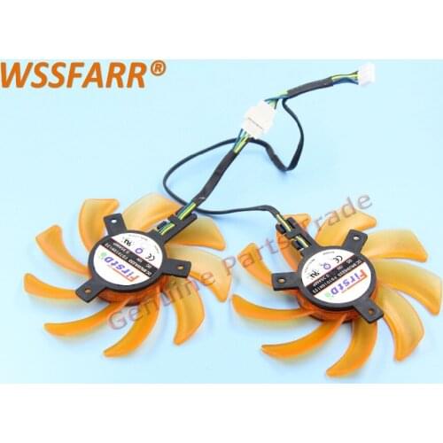 NEW Original 2pcs/lot FOR Firstd FD7010H12S 12V 0.35A 85mm For ZOTAC for GeForce GTX 760 GTX 770 Display Fan 4Pin
