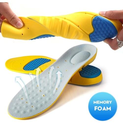 Unisex Shoe Inserts Orthotic Sports Arch Support shoes Insoles Shock Absorption size 34-45