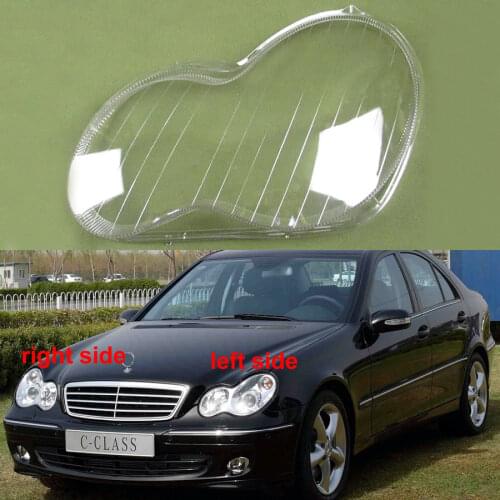 For 2001-2007 Benz W203 C-Class C180 C200 C230 C260 C280 Front Headlamps Glass Headlights Shell Cover Transparent Lampshades