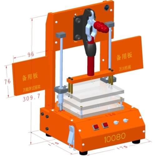 PCB Test Stand Bakelite FC Empty Embryo Frame Test Fixture Circuit Board Circuit Board Test Frame Customized Fixture