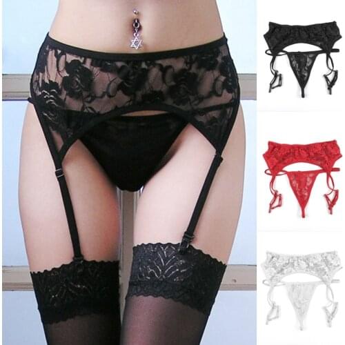 Sexy Women Wedding Garter Intimates Double Breasted Lace Garters High Quality Garter Belt For Stockings Ladies Underwear