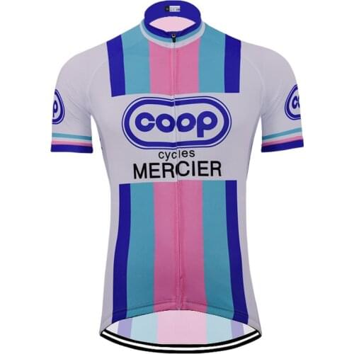 Hot classic Summer Cycling Jersey retro Short Sleeve Breathable Bicycle Cycling Clothing Quick dry Maillot Ciclismo