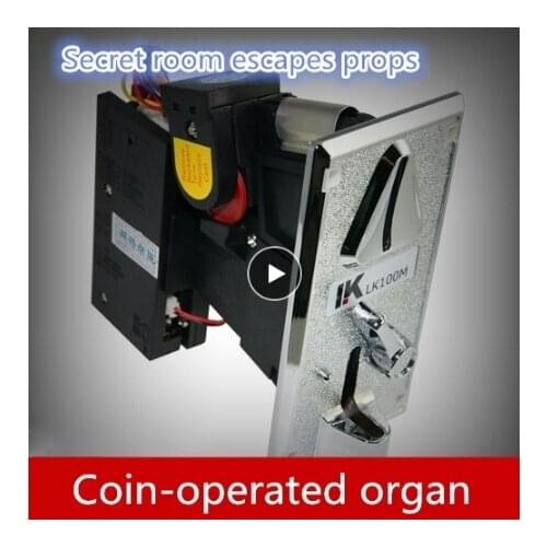 Real life games escape room props Coin-operated organ unlock props Coins committed for a certain number of times Unlock
